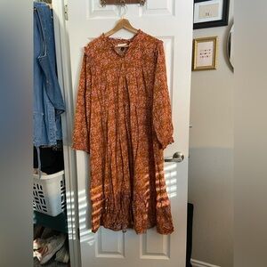 Universal Thread Floral Long-Sleeve Dress